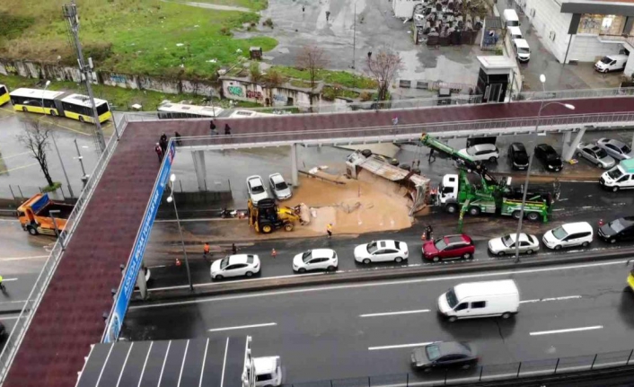 Beylikdüzü'nde akıl almaz kaza