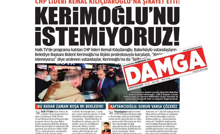 “Kerimoğlu’nu istemiyoruz” diyerek CHP Liderine şikayet ettiler...