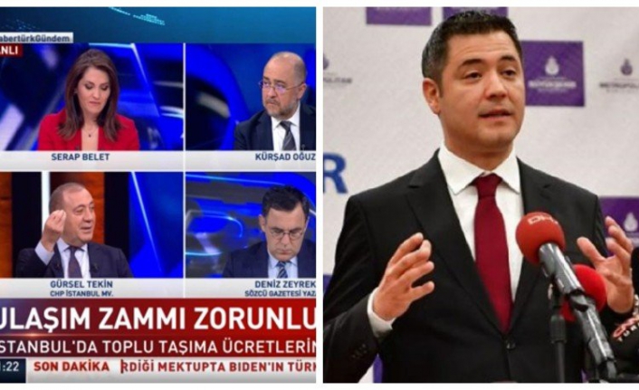 İBB Sözcüsü Murat Ongun'dan, Habertürk'ün 'Ulaşım zammı zorunlu muydu?' altyazısına yanıt: 'Siz bunları nereden bileceksiniz'