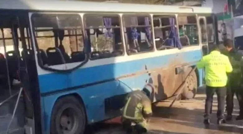 Bursa'da infaz koruma memurlarını taşıyan otobüste patlama: 1 kişi hayatını kaybetti