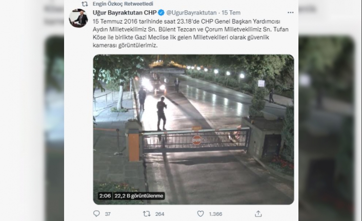 Engin Özkoç, 15 Temmuz gecesi Meclis'e ilk gelenlerin CHP'li vekillerdi...