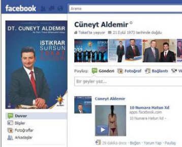 Ak Partili adaya Facebook şoku!