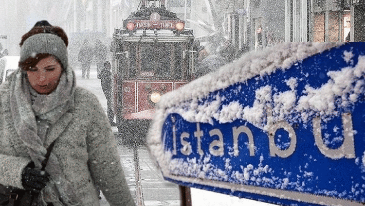 Kar İstanbul'a geliyor! Meteoroloji haritayla paylaştı, tarih verdi