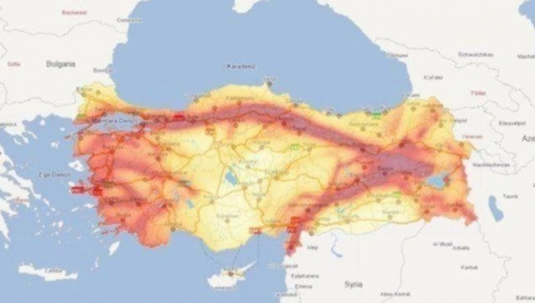 En aktif faylardan biri olan Kuzey Anadolu Fay Hattı üzerinde bulunan iller ve ilçeler