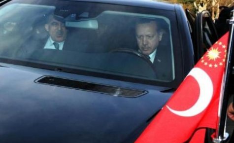 Erdoğan, direksiyon başına geçti