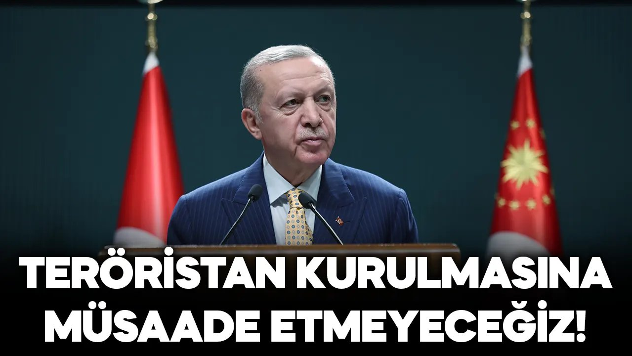 Cumhurbaşkanı Erdoğan: Teröristan kurulmasına müsaade etmeyeceğiz